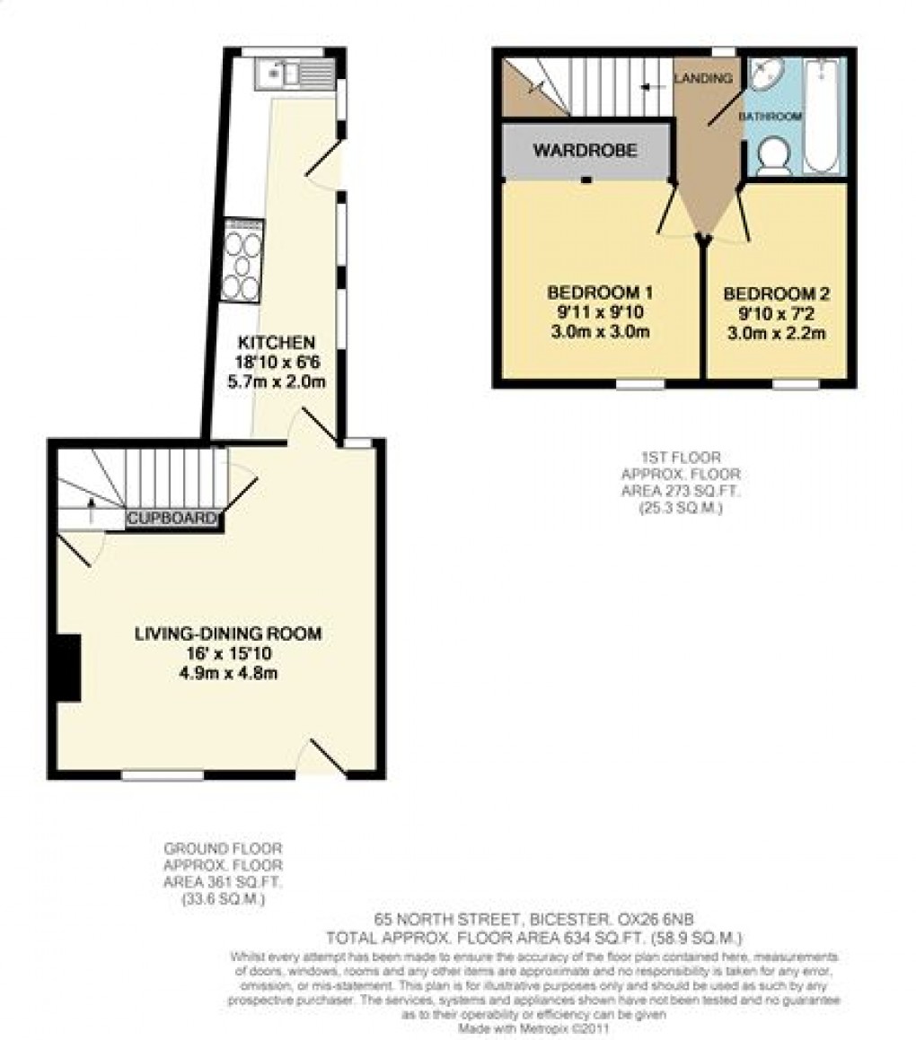 Floorplan for North Street, Bicester