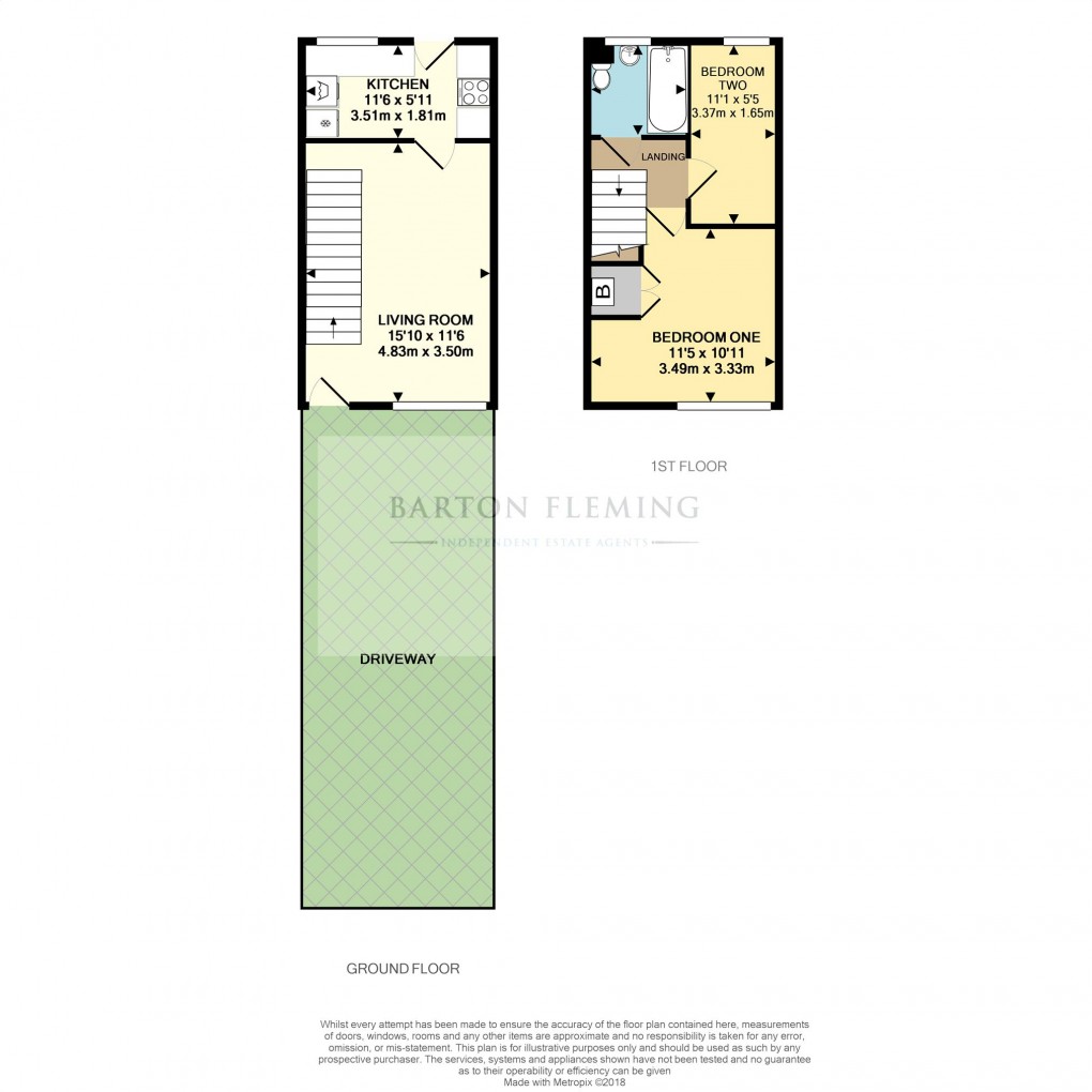Floorplan for Roman Way, Bicester