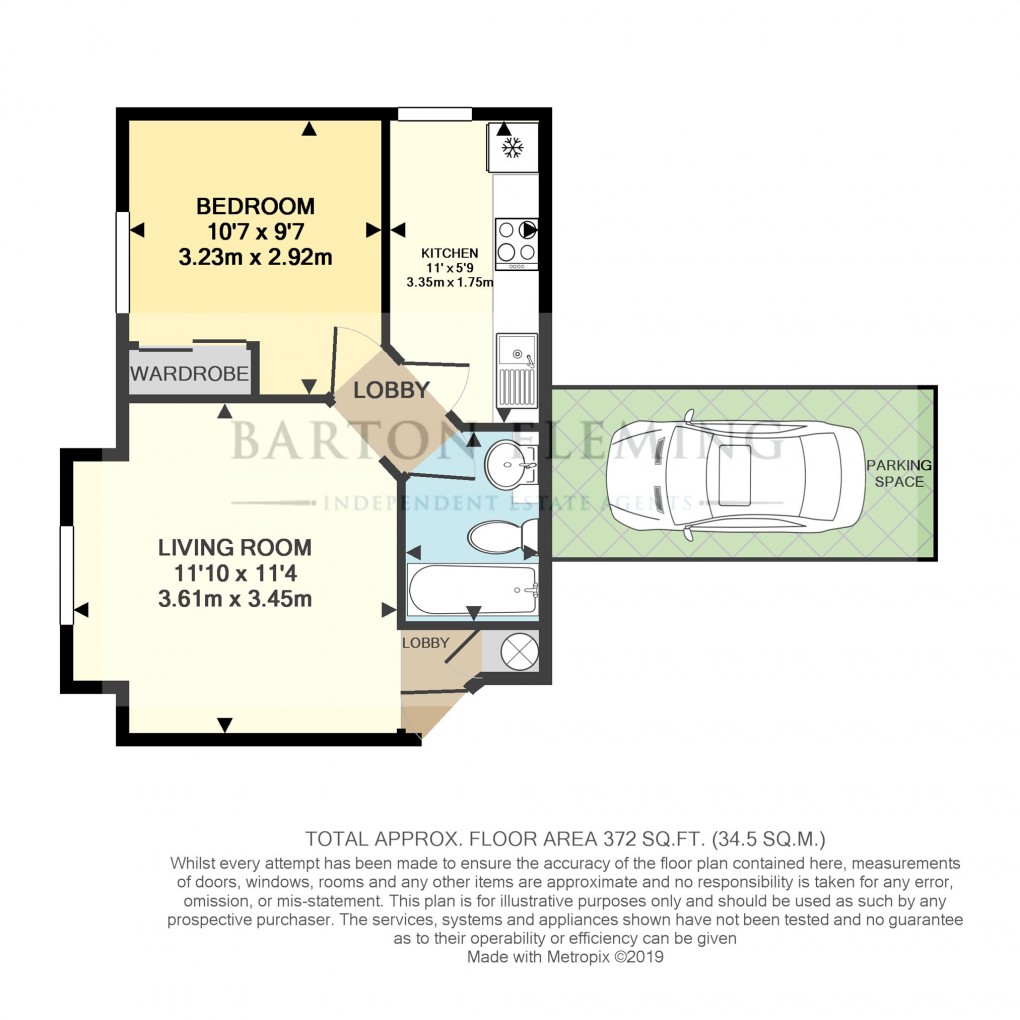 Floorplan for Avocet Way, Bicester