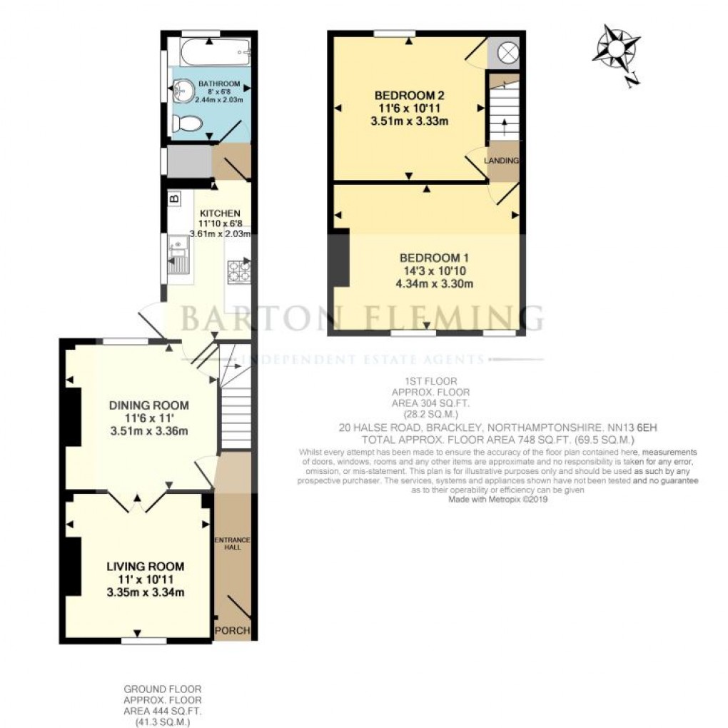 Floorplan for Halse Road, Brackley