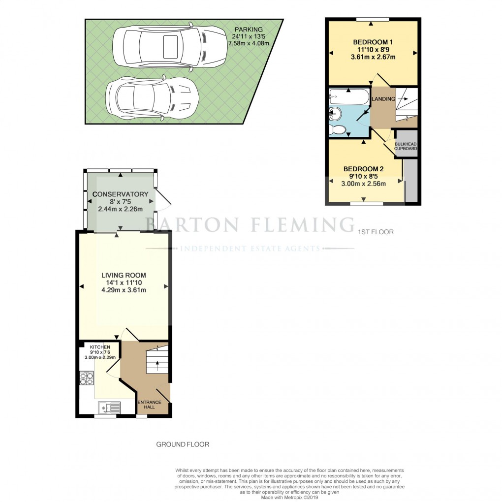 Floorplan for Conifer Drive, Bicester