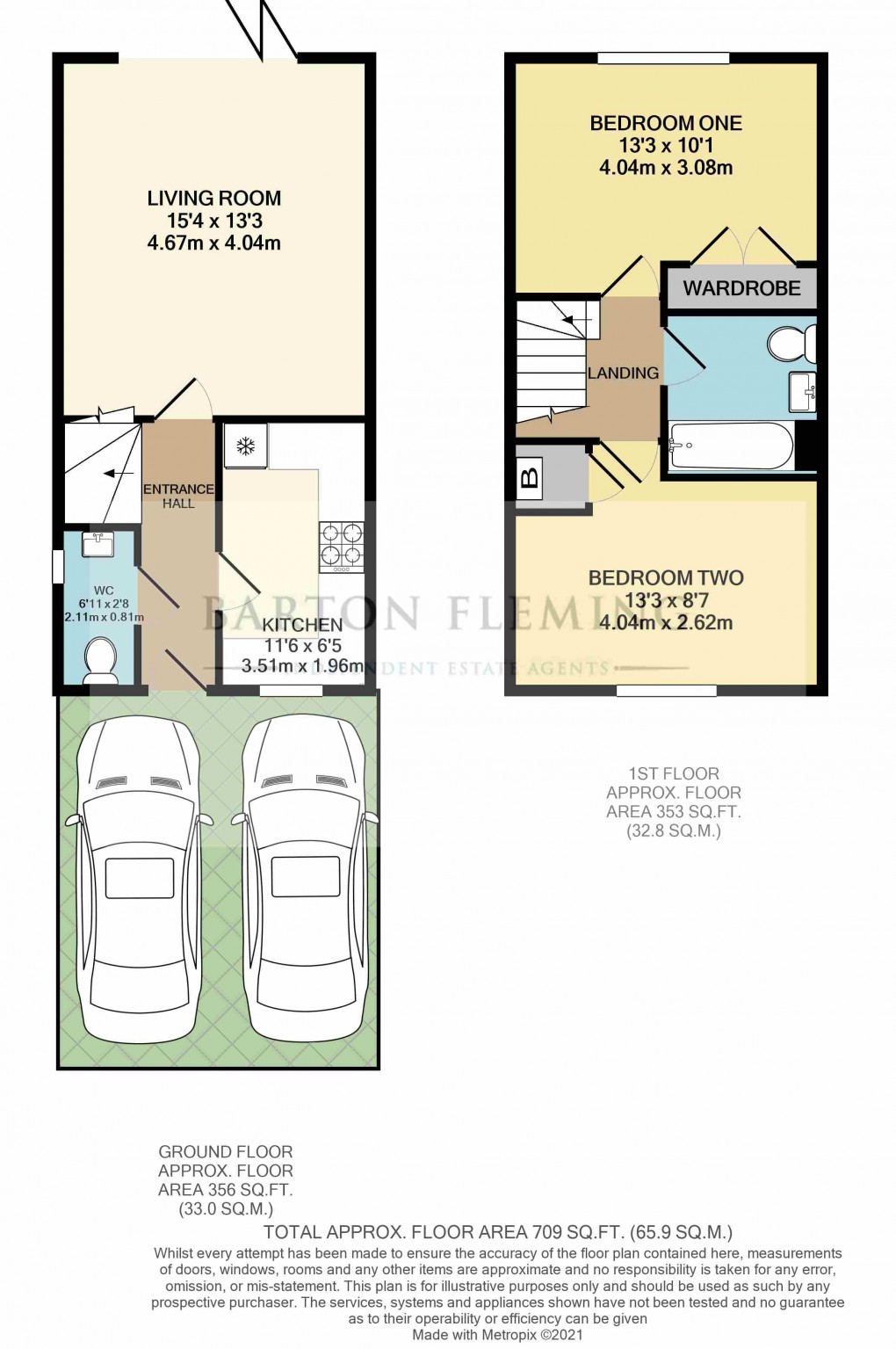 Floorplan for Flanders Close, Bicester