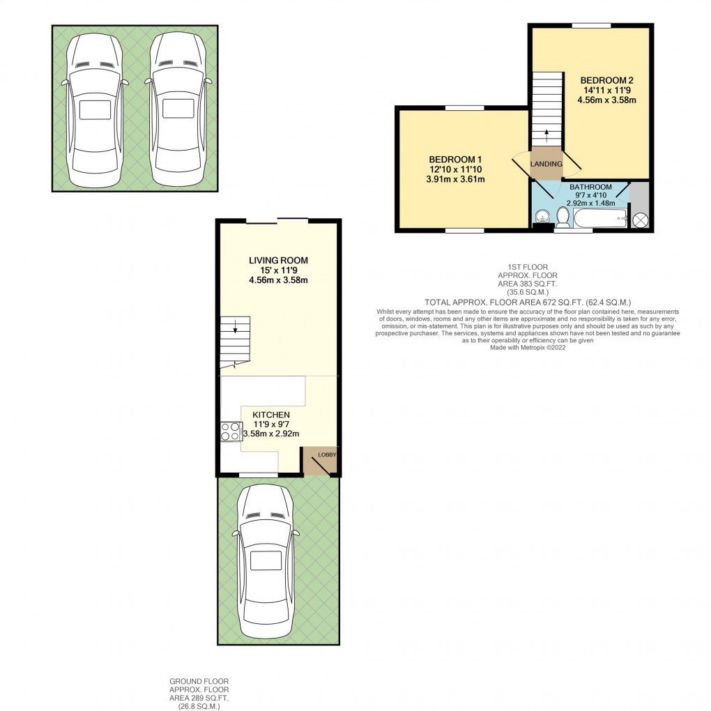 Floorplan for Avocet Way, Bicester