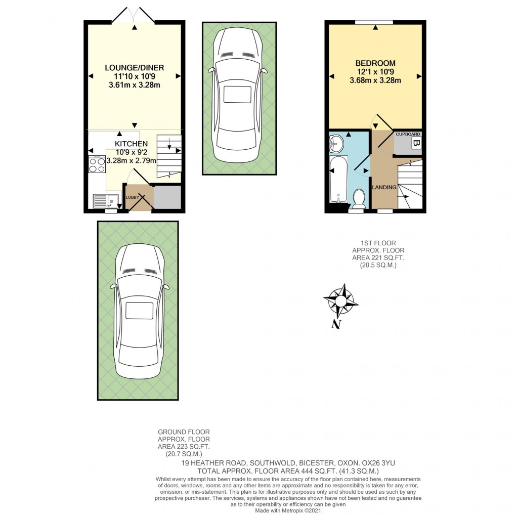 Floorplan for Heather Road, Bicester