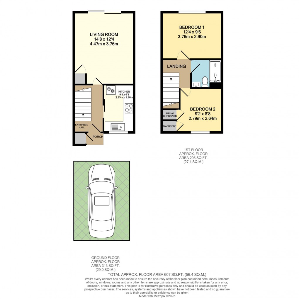Floorplan for Egerton Close, Brackley