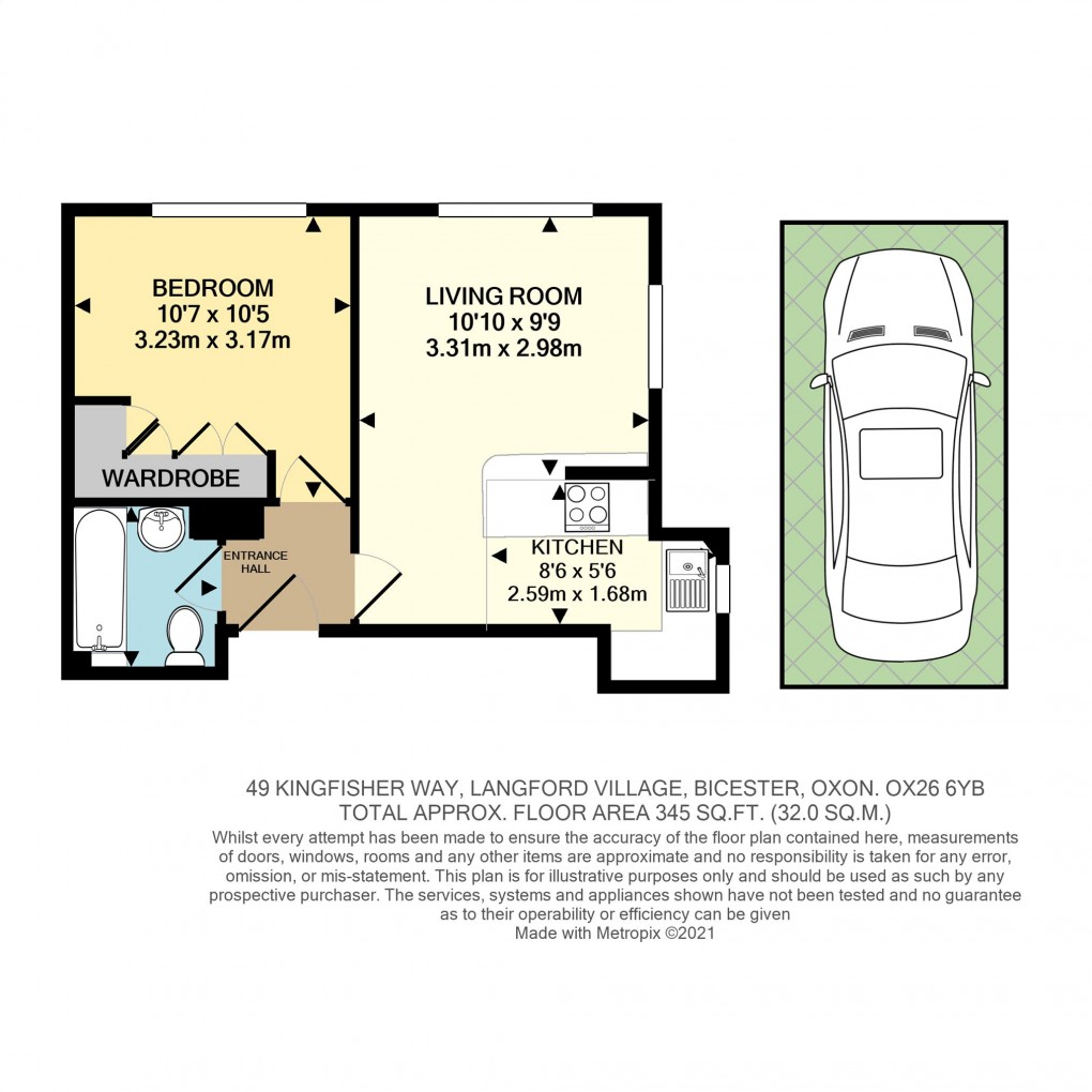 Floorplan for Kingfisher Way, Bicester