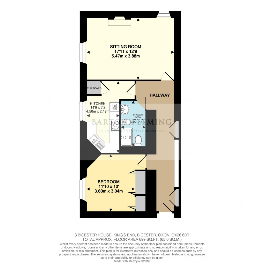 Floorplan for Bicester House, Kings End, Bicester