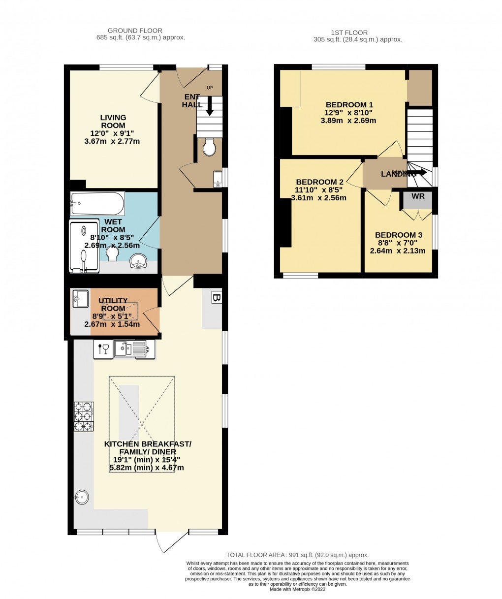 Floorplan for Main Road, Long Hanborough, Witney