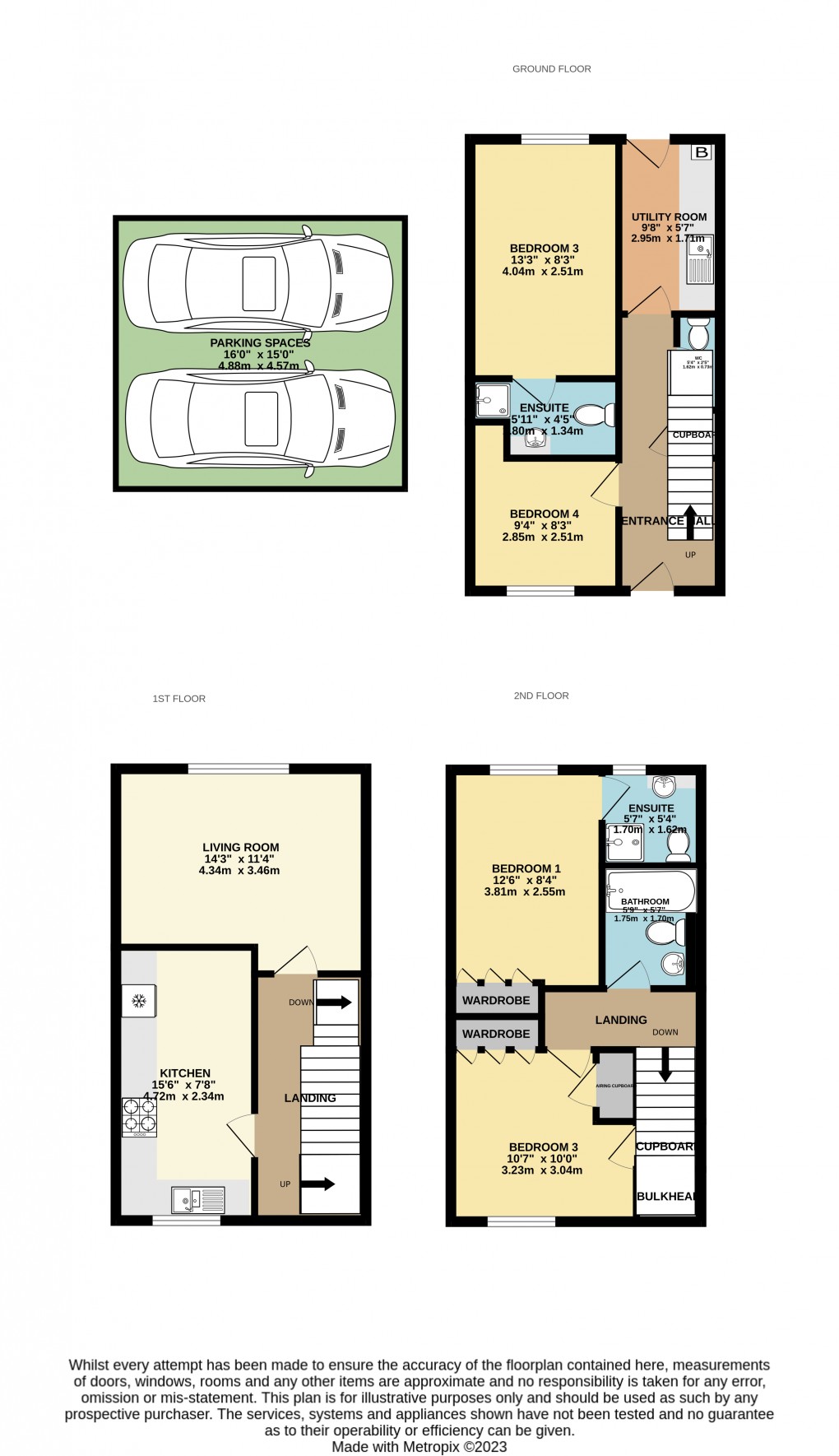 Floorplan for Butterbur Gardens, Bicester