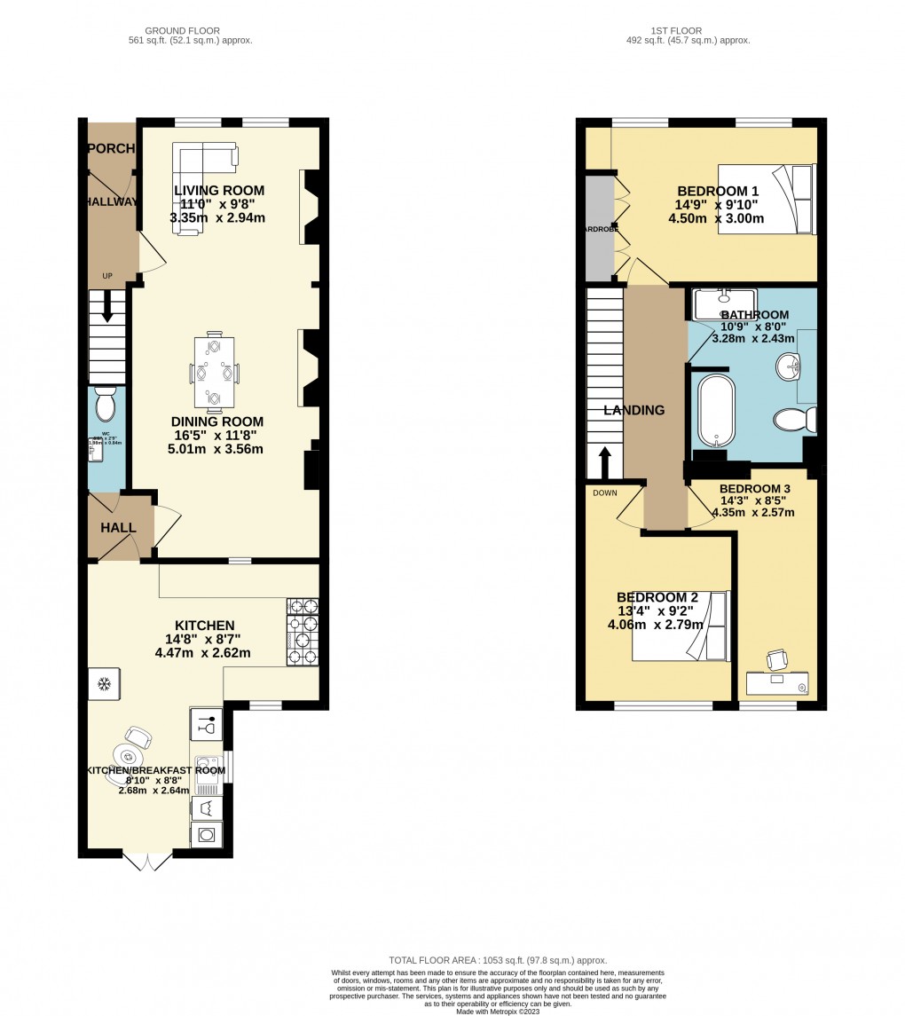 Floorplan for Hill View, Buckingham Road, Bicester
