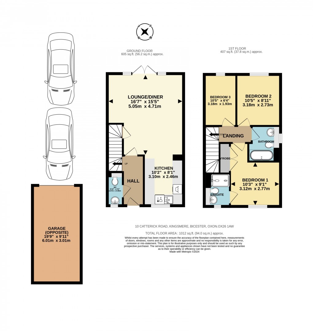 Floorplan for Catterick Road, Bicester