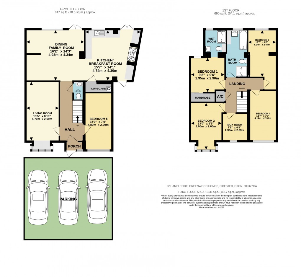 Floorplan for Hambleside, Bicester