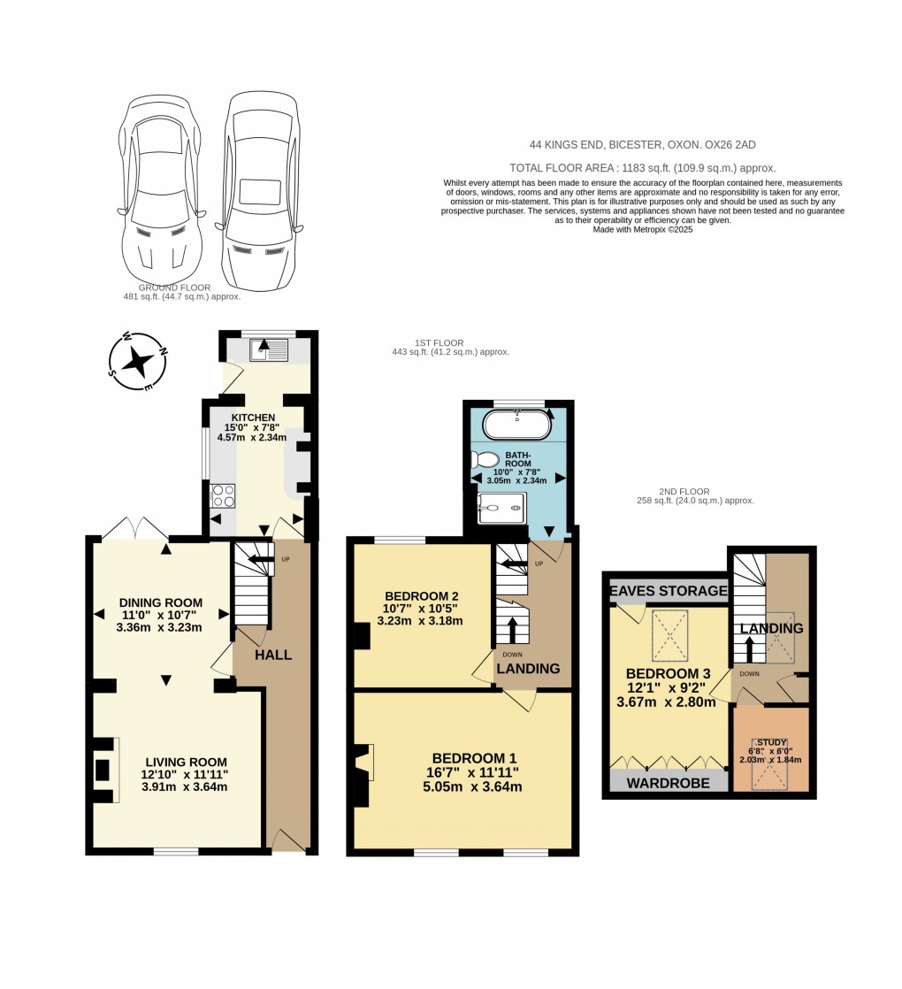 Floorplan for Kings End, Bicester