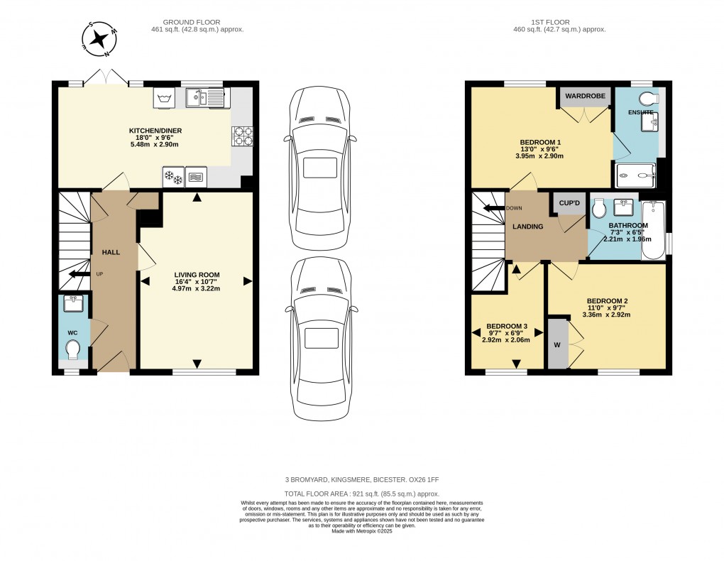 Floorplan for Bromyard, Bicester