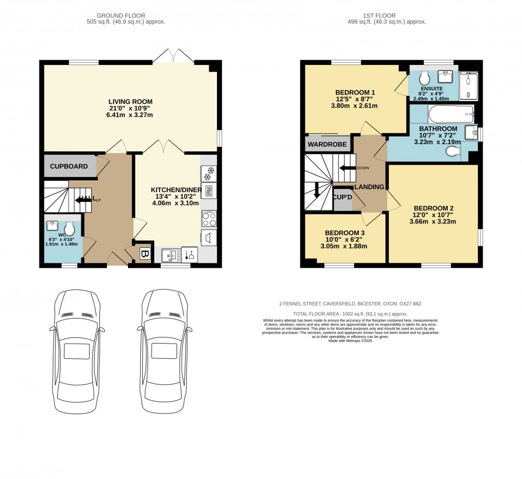 Floorplan for Fennel Street, Bicester