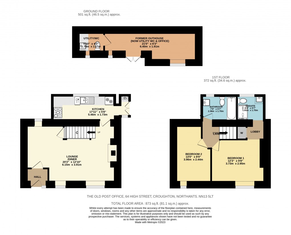 Floorplan for High Street, 64 High Street, Croughton, Brackley