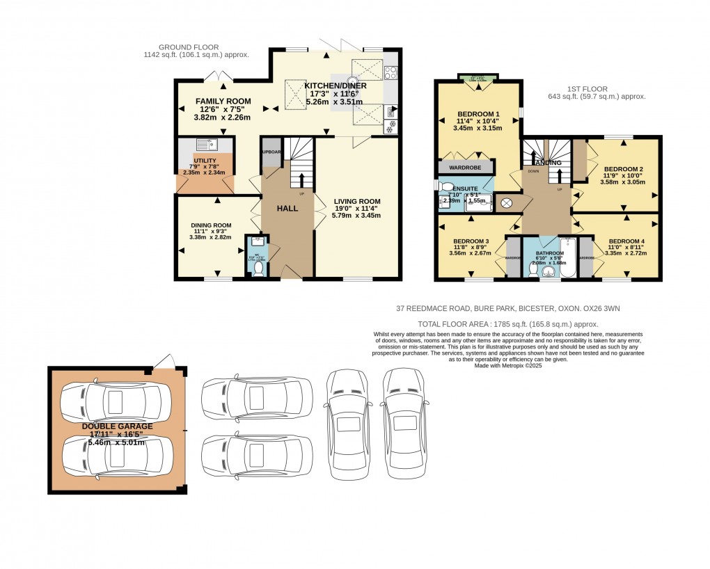 Floorplan for Reedmace Road, Bicester