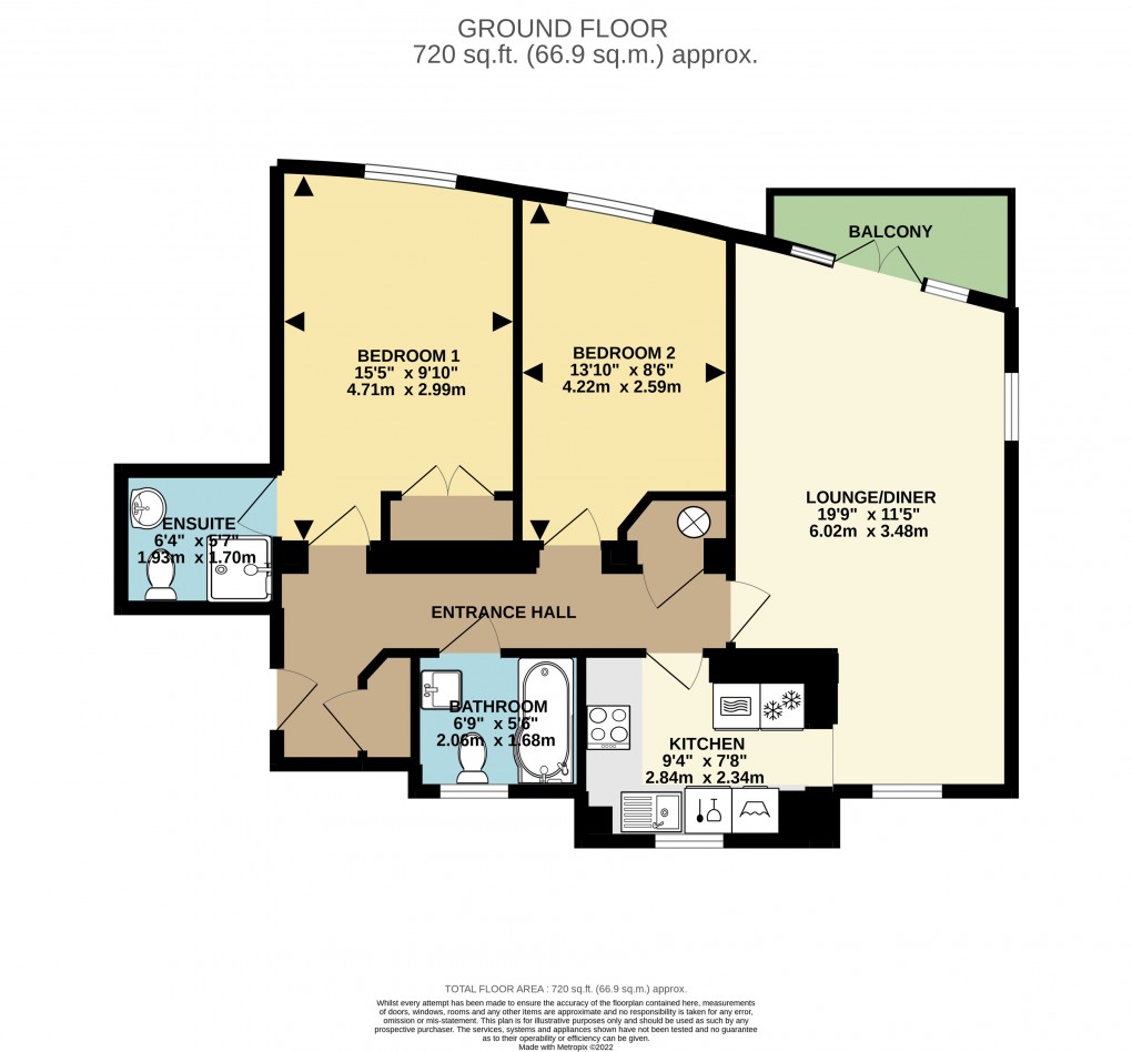 Floorplan for Parkland Place, Wren Way, Bicester