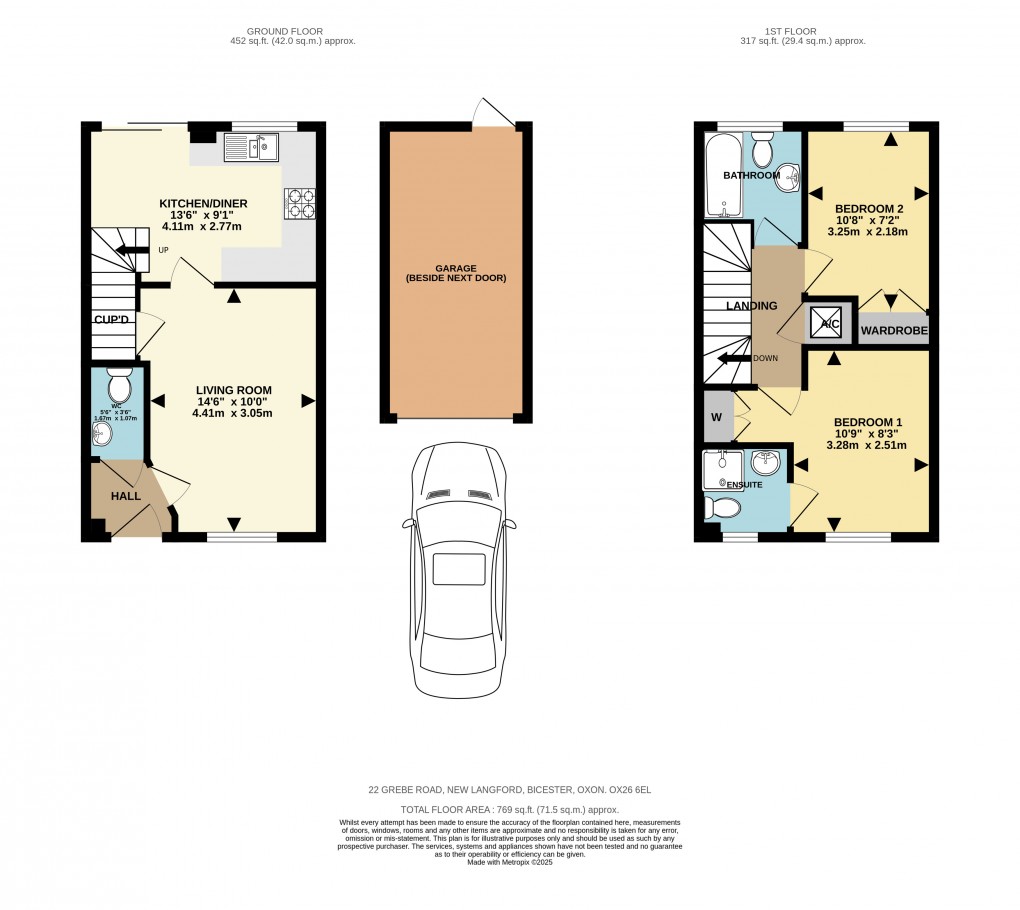 Floorplan for Grebe Road, Bicester