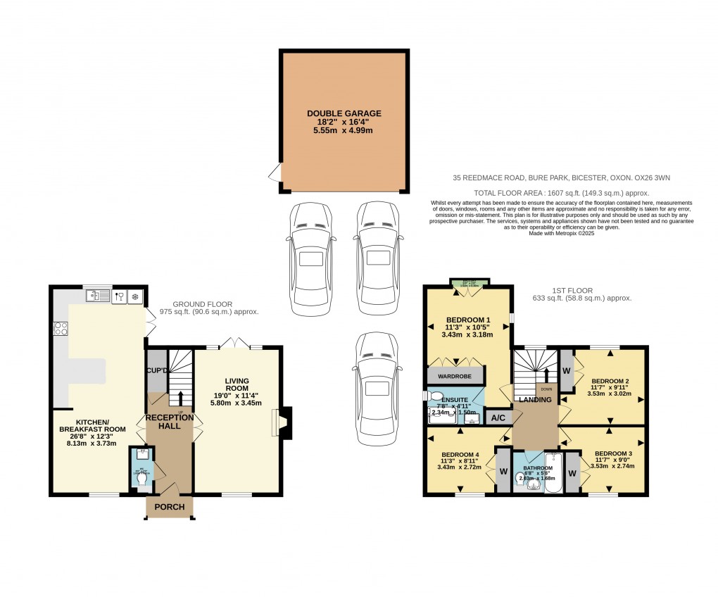 Floorplan for Reedmace Road, Bicester