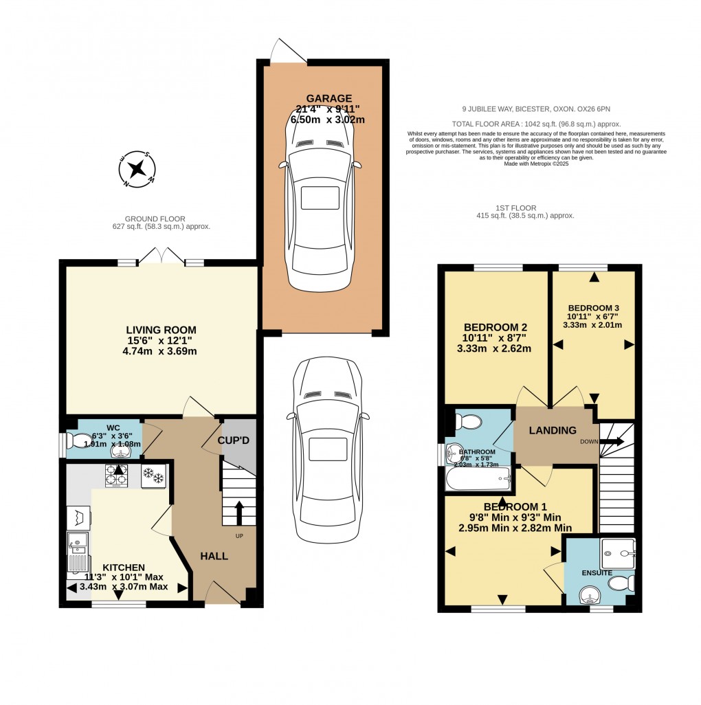 Floorplan for Jubilee Way, Bicester