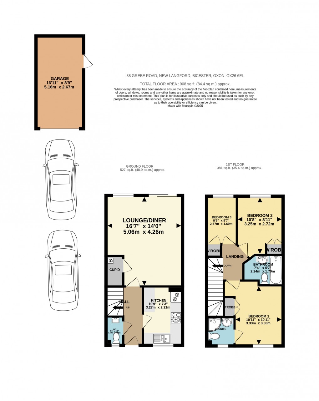 Floorplan for Grebe Road, Bicester