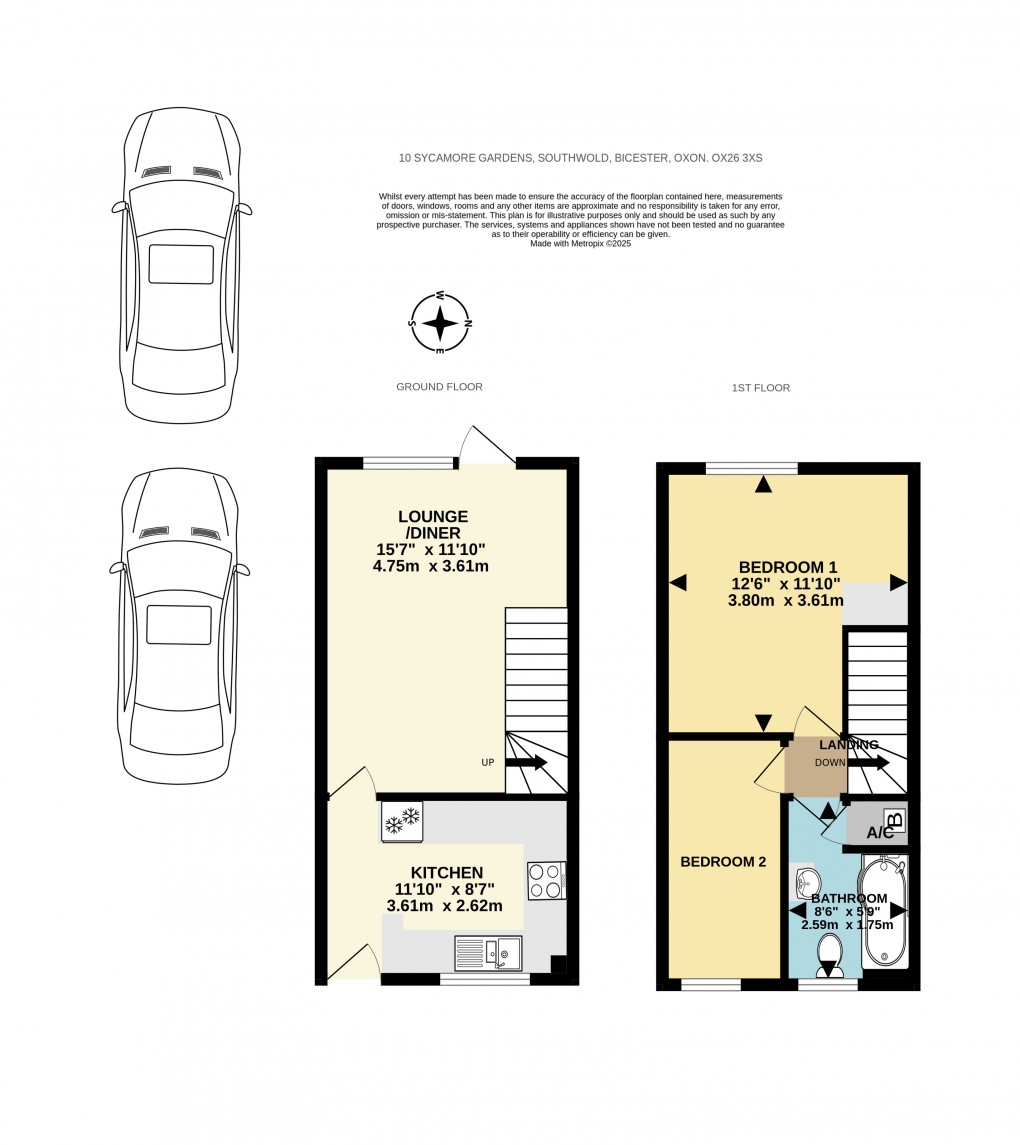 Floorplan for Sycamore Gardens, Bicester