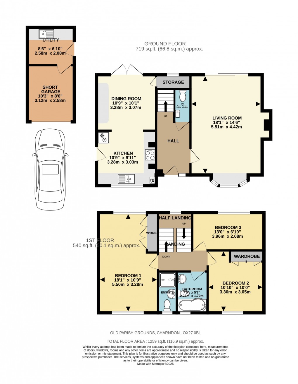 Floorplan for Charndon, Bicester