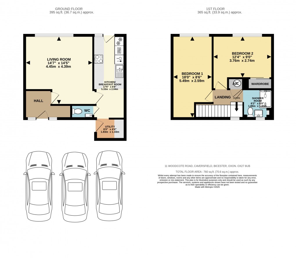 Floorplan for Woodcote Road, Bicester