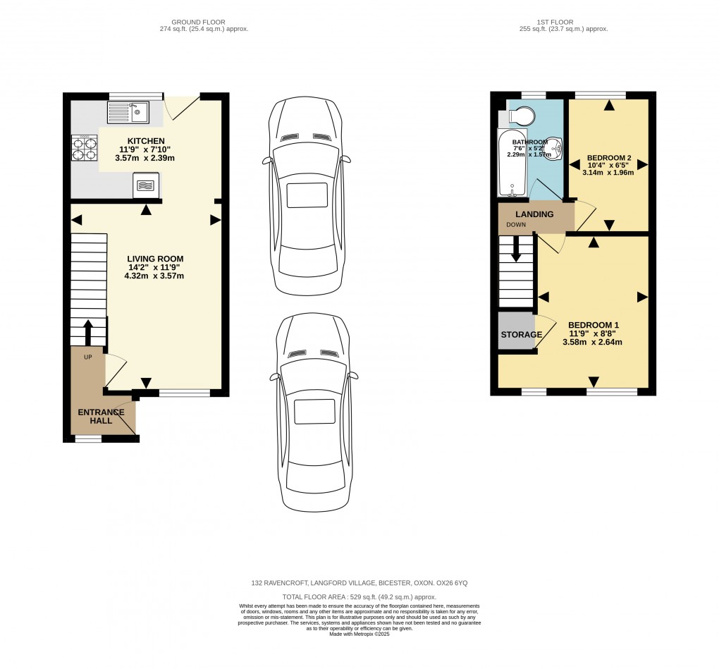 Floorplan for Ravencroft, Bicester