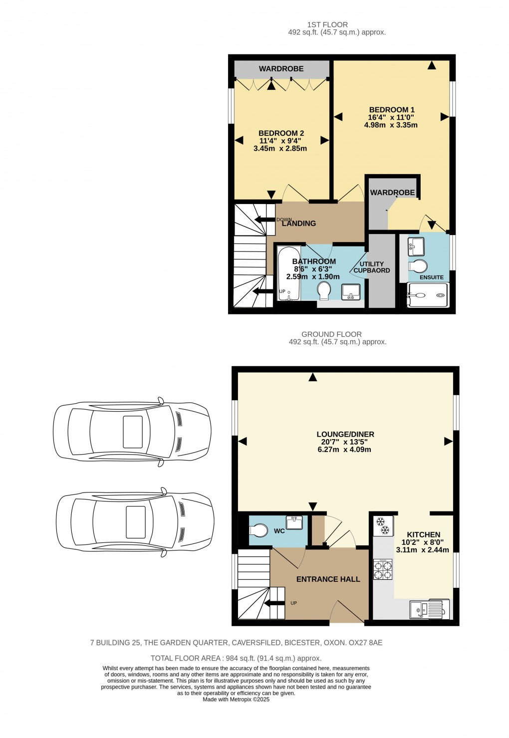 Floorplan for Building 25 Trenchard Lane, Caversfield, Bicester