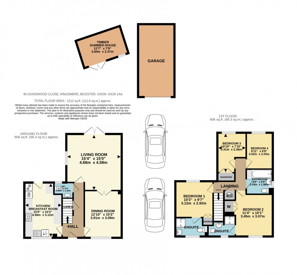 Floorplan for Goodwood Close, Bicester