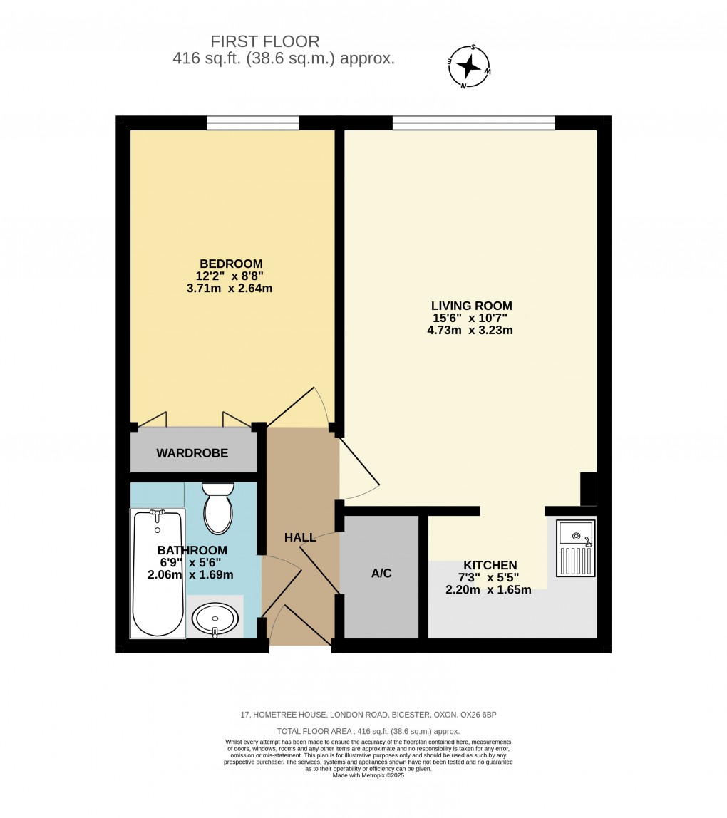 Floorplan for Hometree House, London Road, Bicester