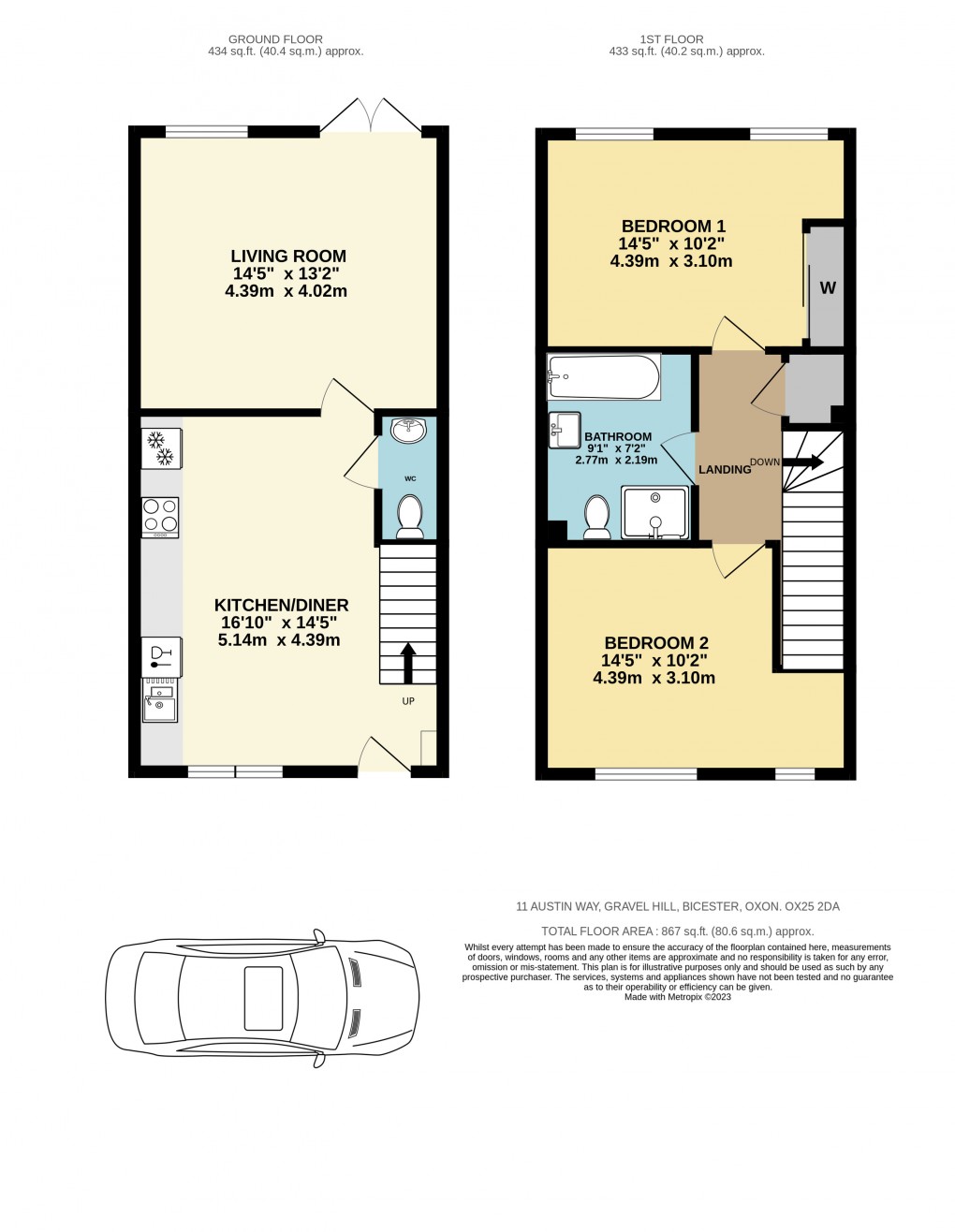 Floorplan for Austin Way, Graven Hill, Ambrosden, Bicester