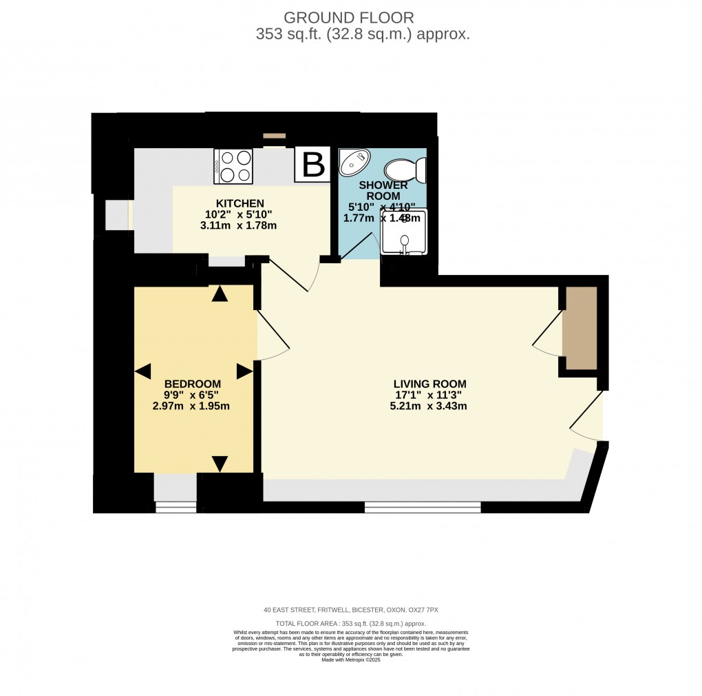 Floorplan for East Street, Fritwell, Bicester