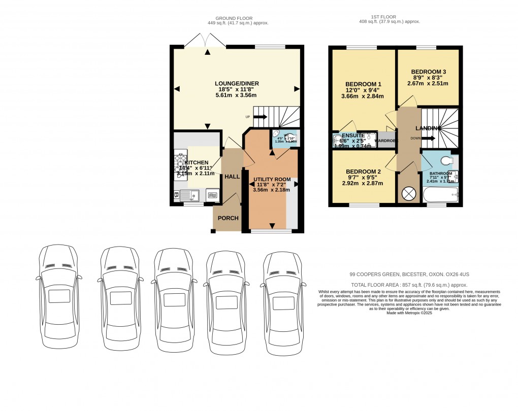 Floorplan for Coopers Green, Bicester
