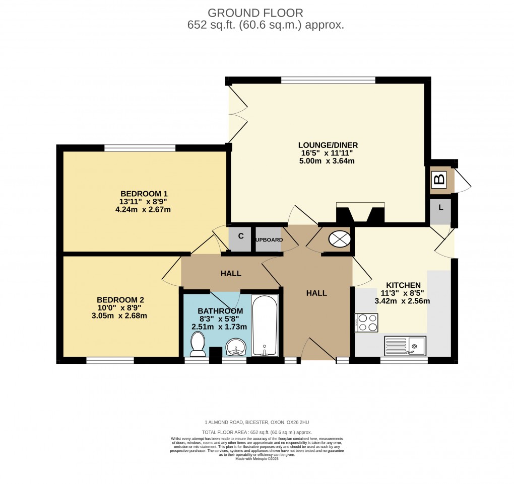 Floorplan for Almond Road, Bicester