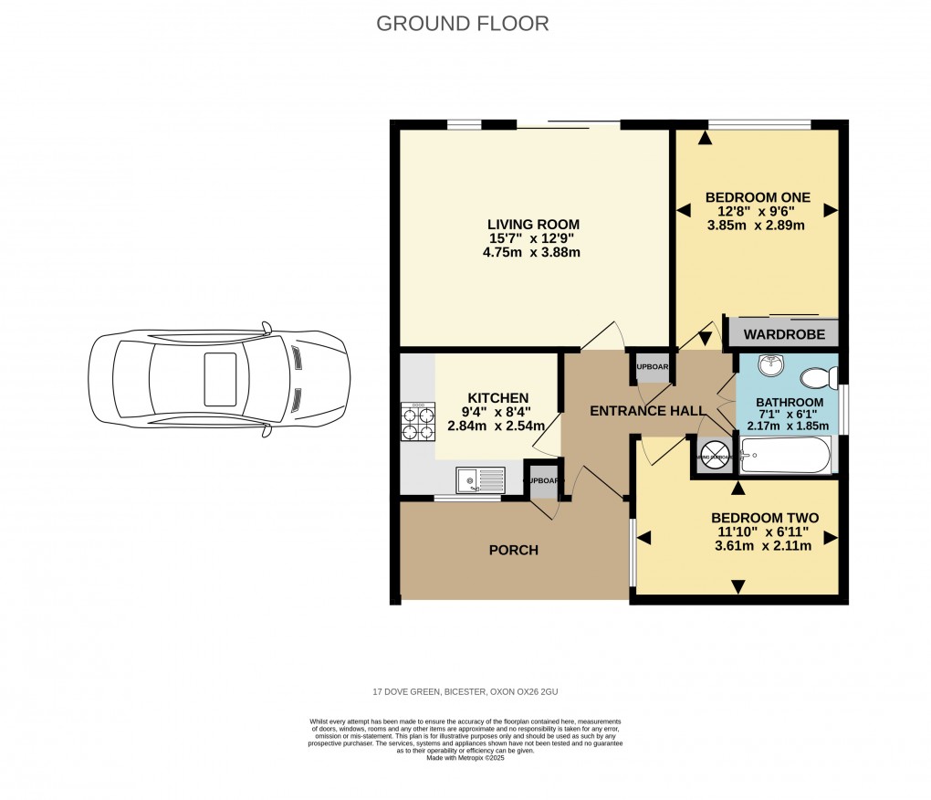 Floorplan for Dove Green, Bicester