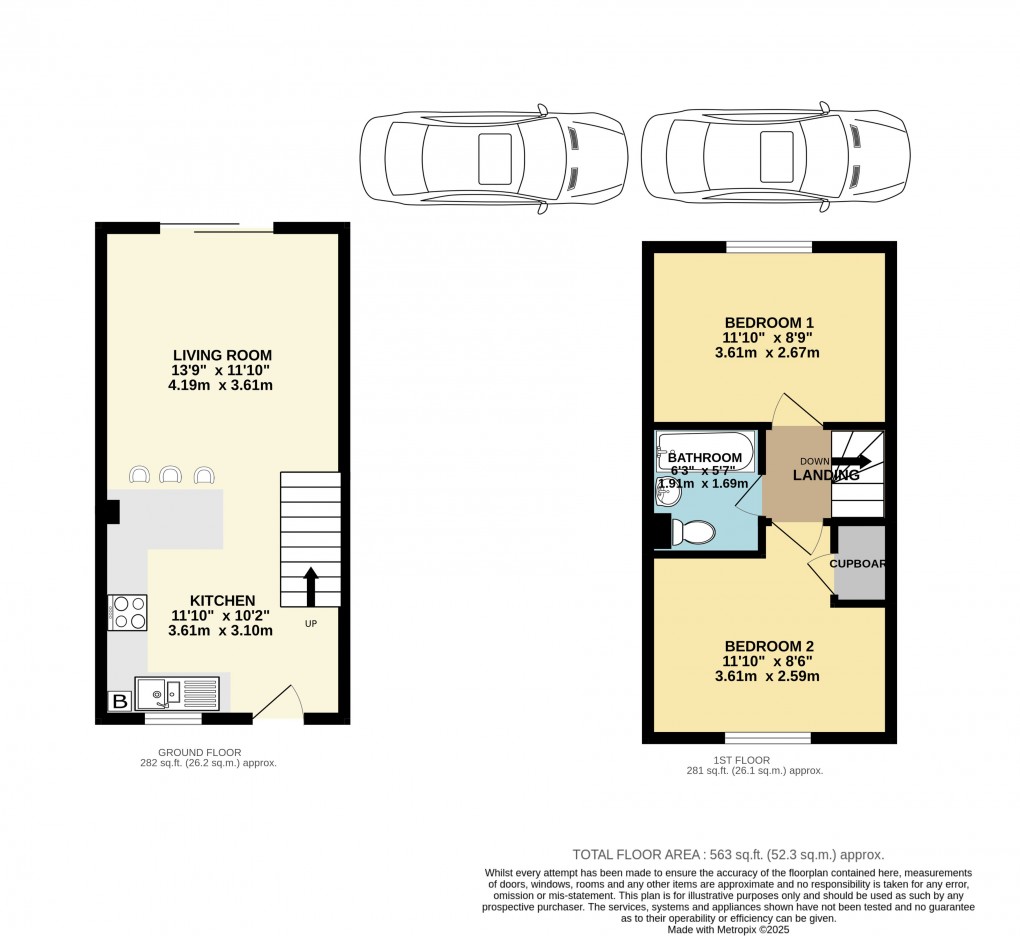 Floorplan for Spruce Drive, Bicester