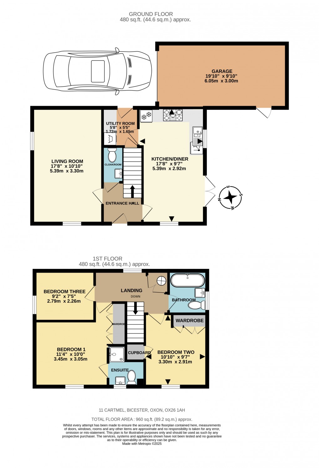 Floorplan for Cartmel, Bicester