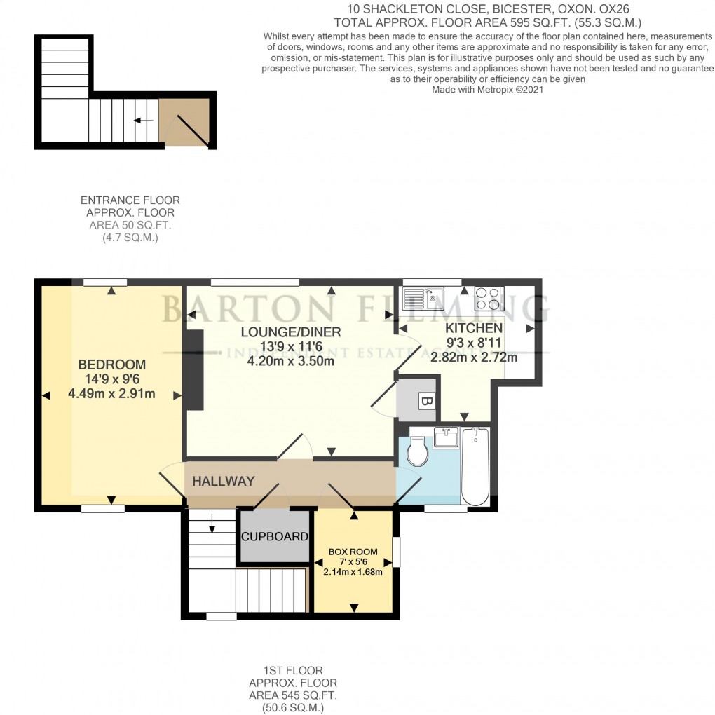 Floorplan for Shackleton Close, Bicester