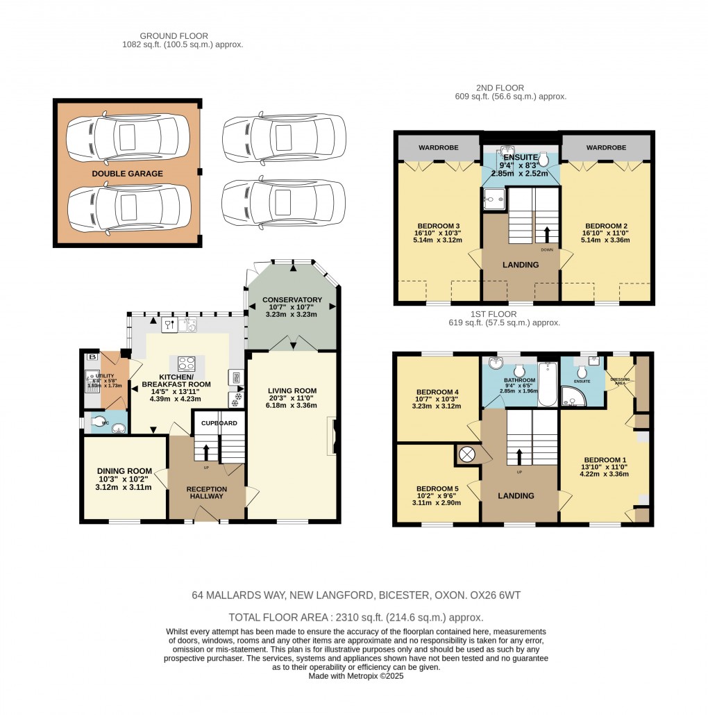 Floorplan for Mallards Way, Bicester