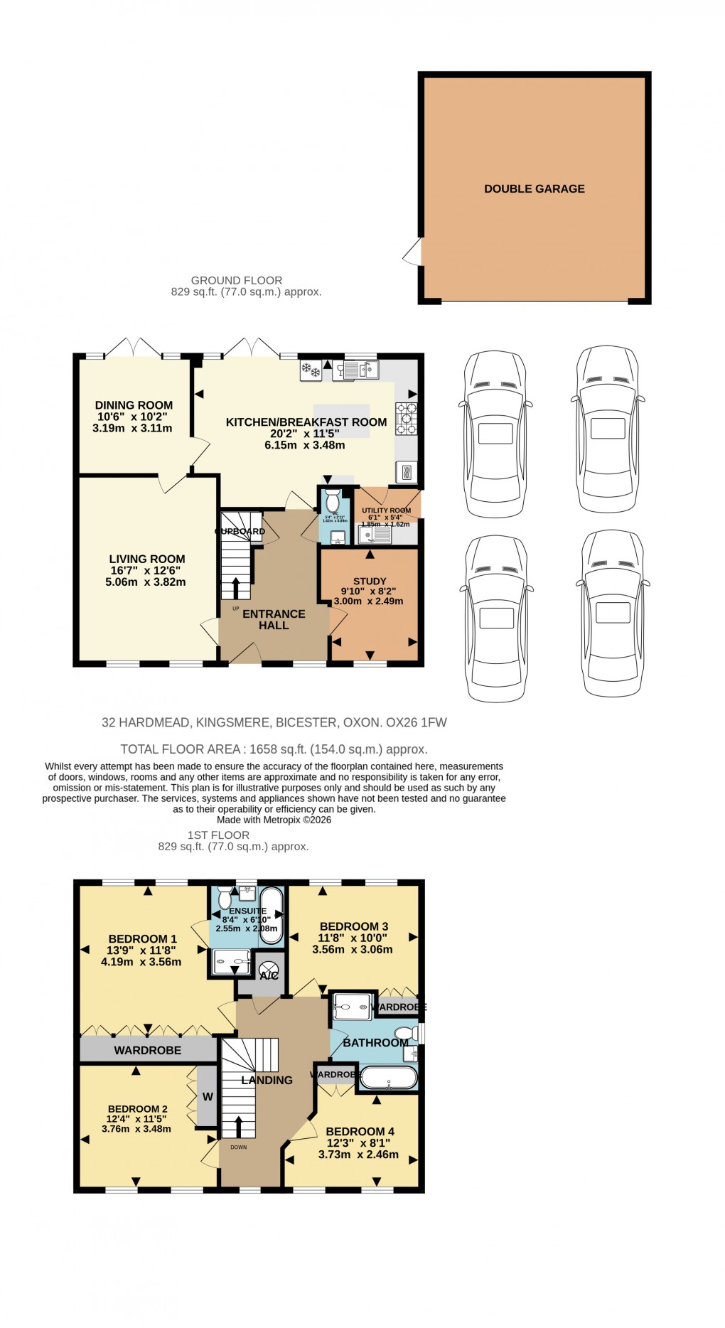 Floorplan for Hardmead, Bicester