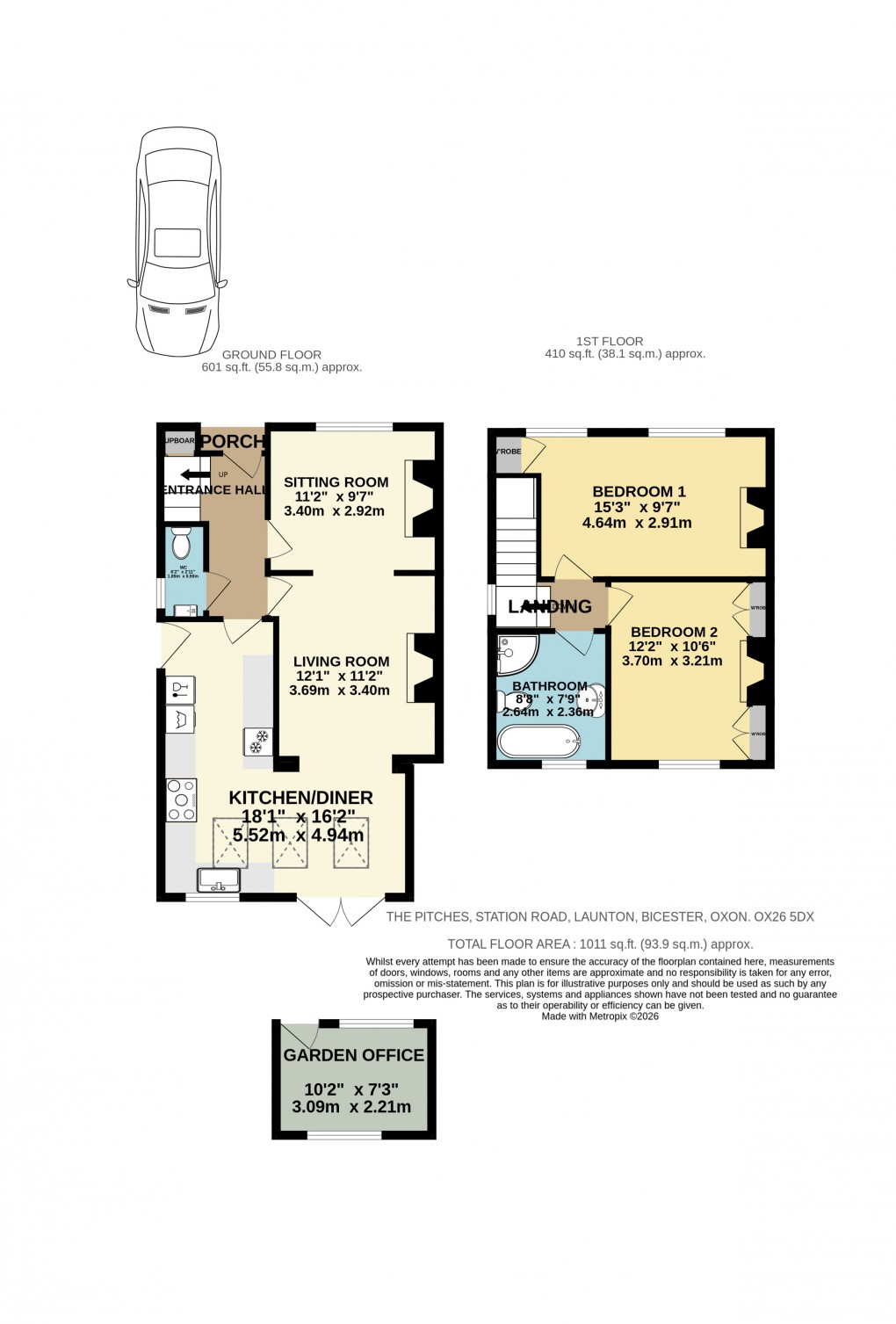 Floorplan for Station Road, Launton, Bicester