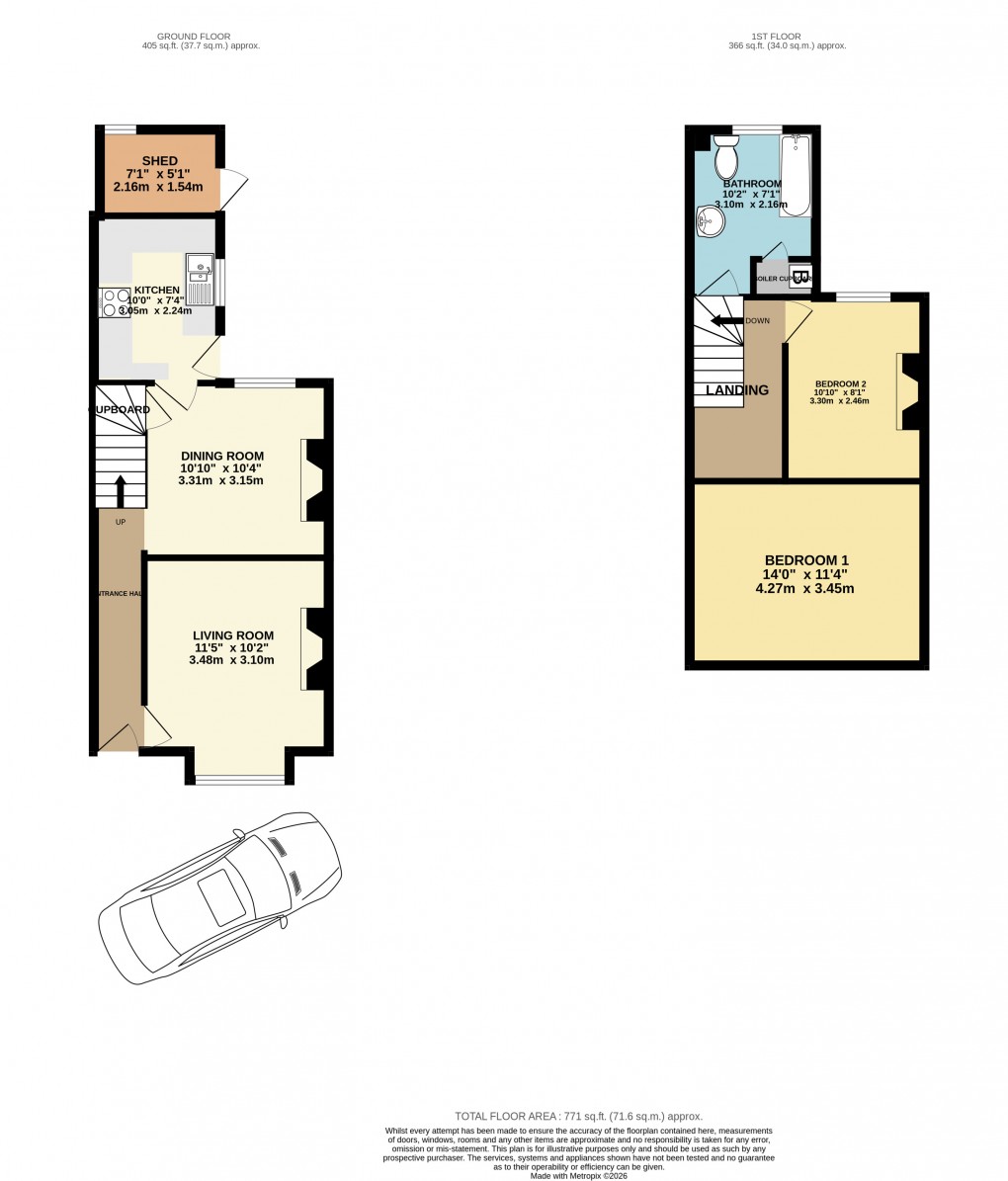 Floorplan for Buckingham Road, Bicester