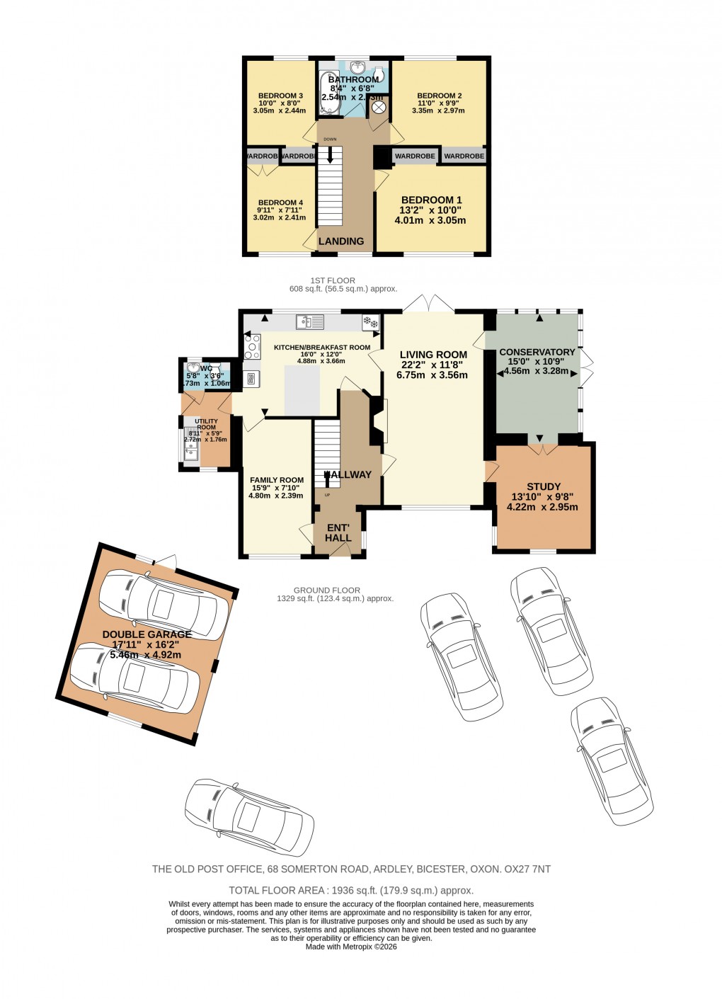 Floorplan for Somerton Road, Ardley, Bicester