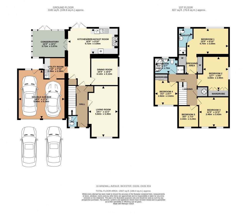 Floorplan for Windmill Avenue, Bicester