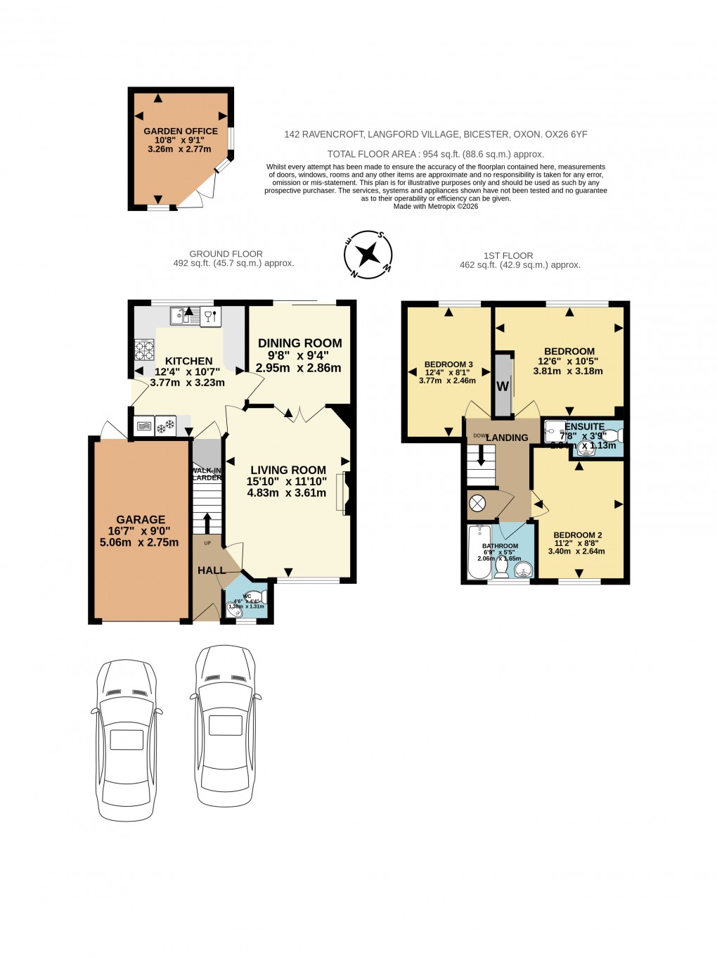 Floorplan for Ravencroft, Bicester
